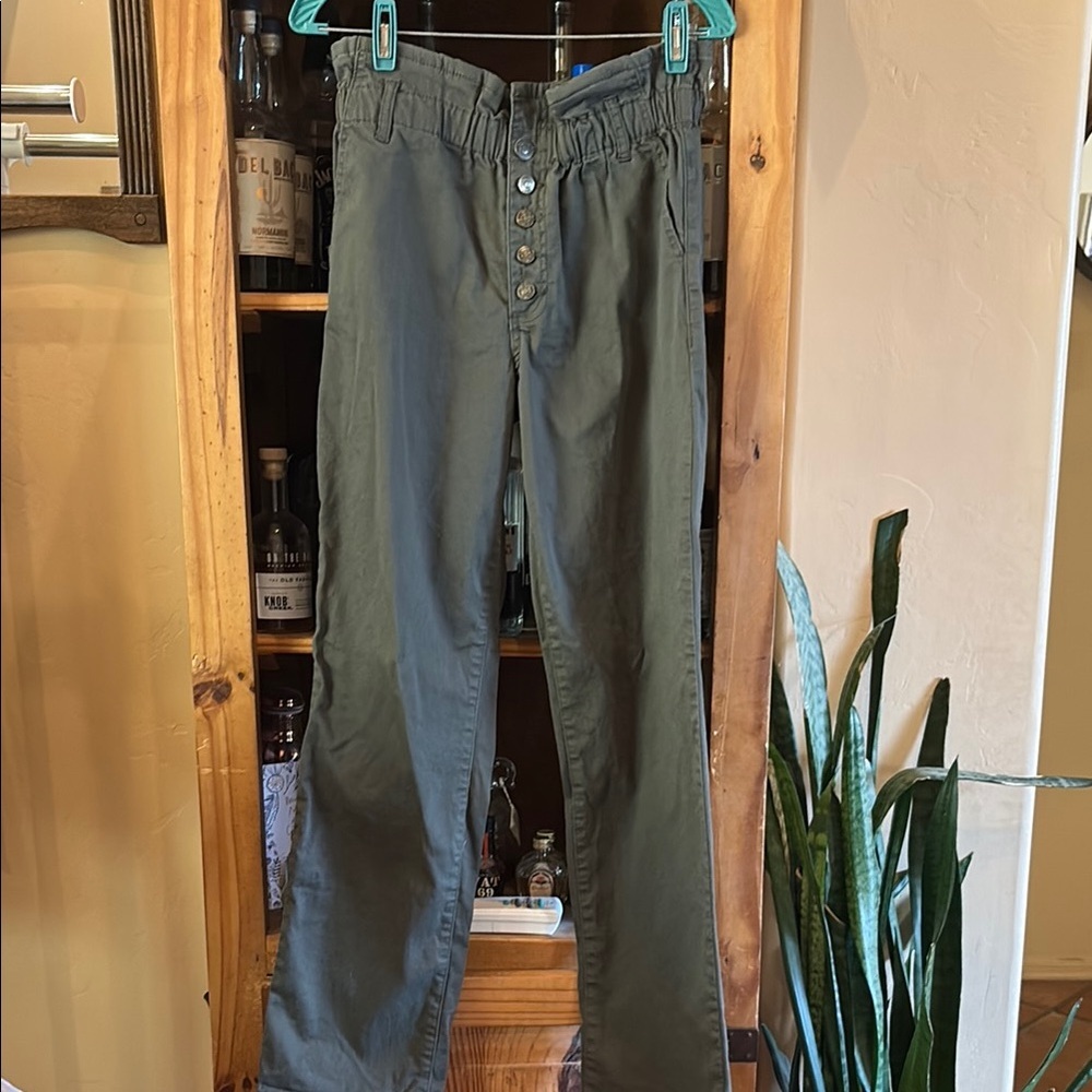 STS Blue Green Boot Cut Flare Pants - Picture 2 of 5